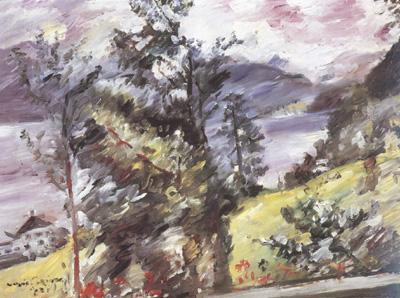 Lovis Corinth Walchensee,View of the Wetterstein (nn02) Sweden oil painting art